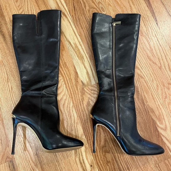 Michael Kors knee high brown boots - Picture 1 of 4